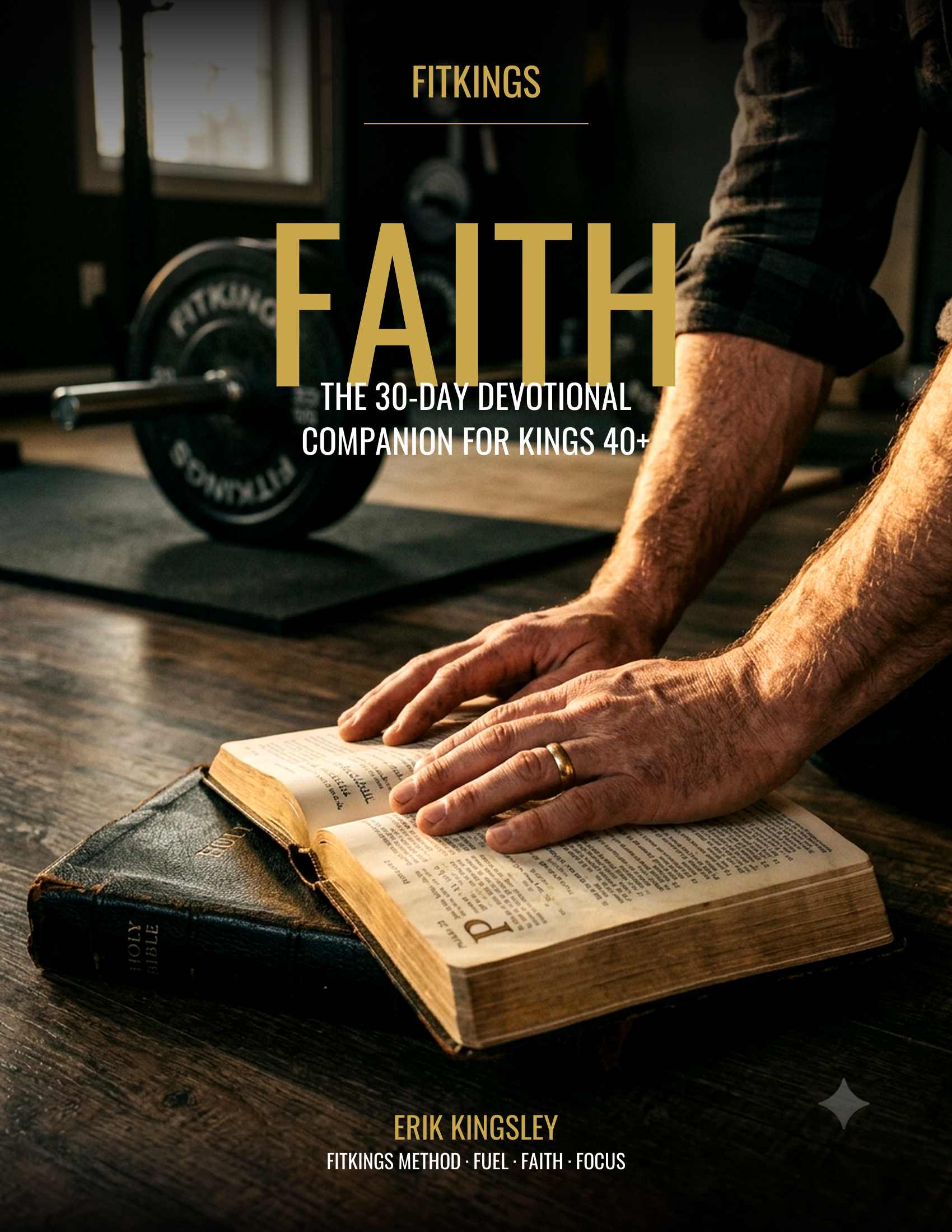 FAITH devotional ebook cover - Nano Banana hero shot